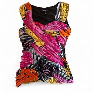 Vintage Multi-Patterned Tank Top